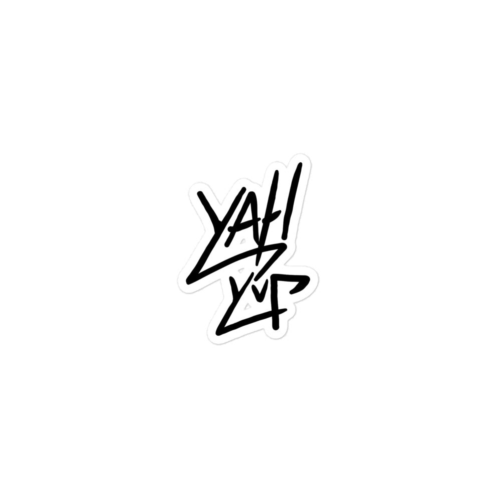 YahYup Signature Stacked Stickers